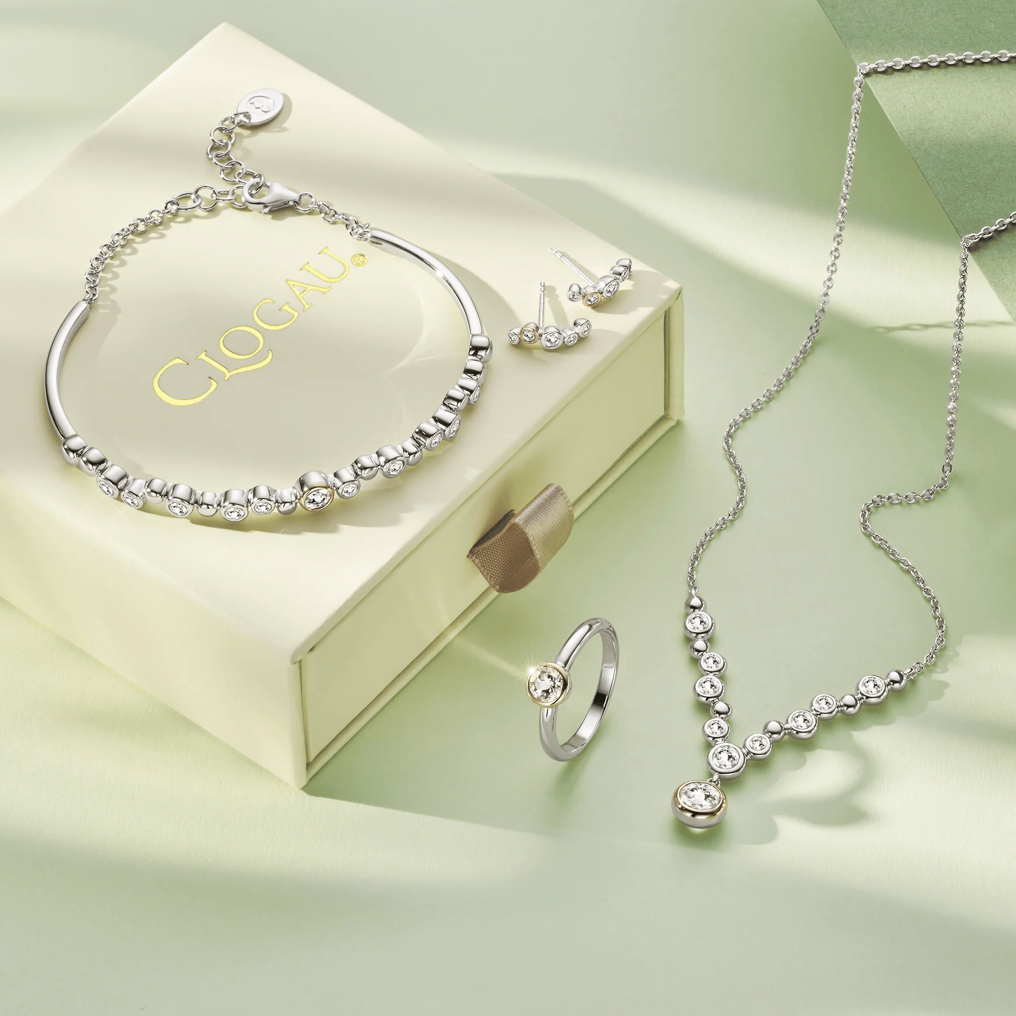 Clogau® Celebration Sterling Silver Drop Necklace with Topaz - Image 3