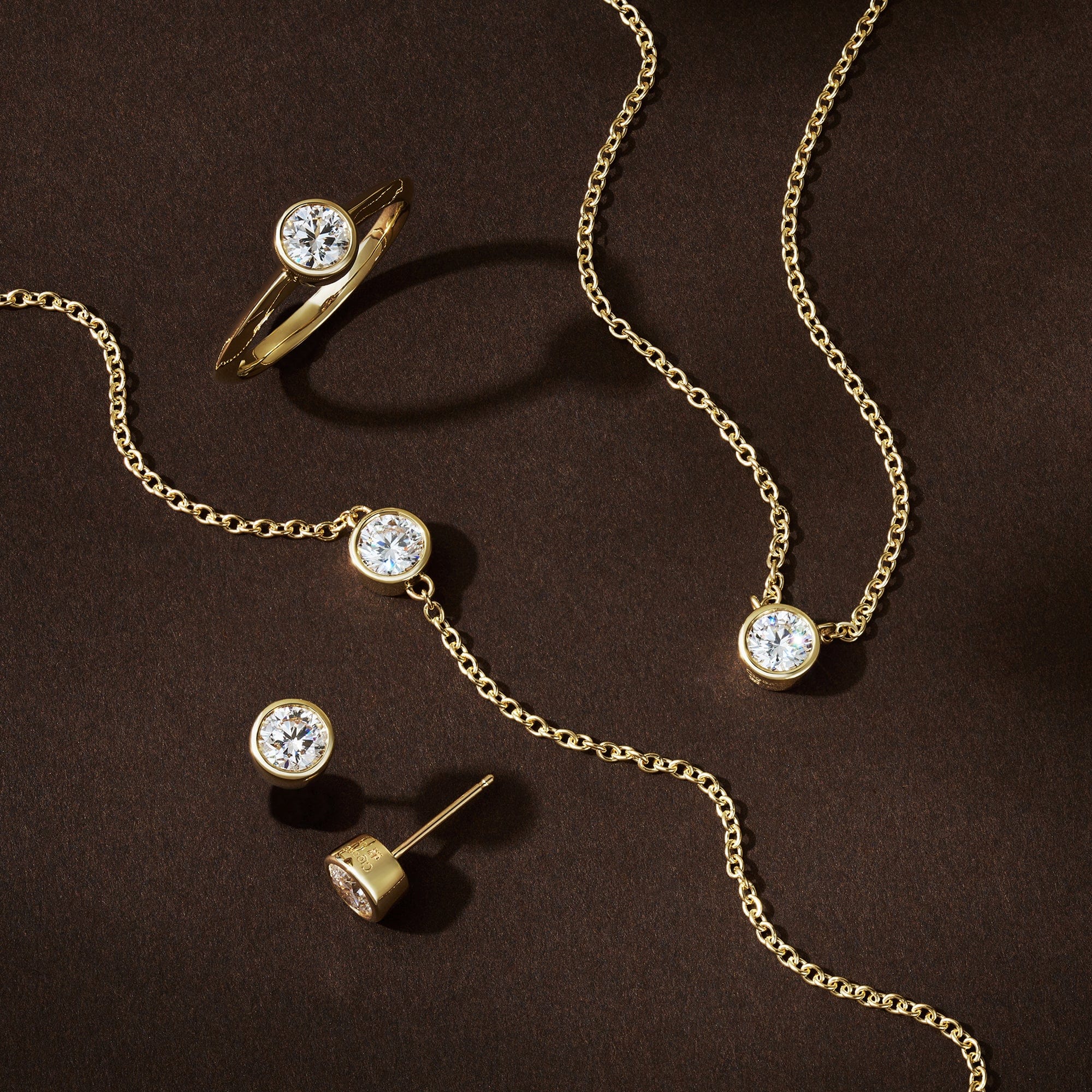 Clogau® Celebration 9ct Solid Gold Necklace with 0.5ct Lab-Grown Diamond - Image 3